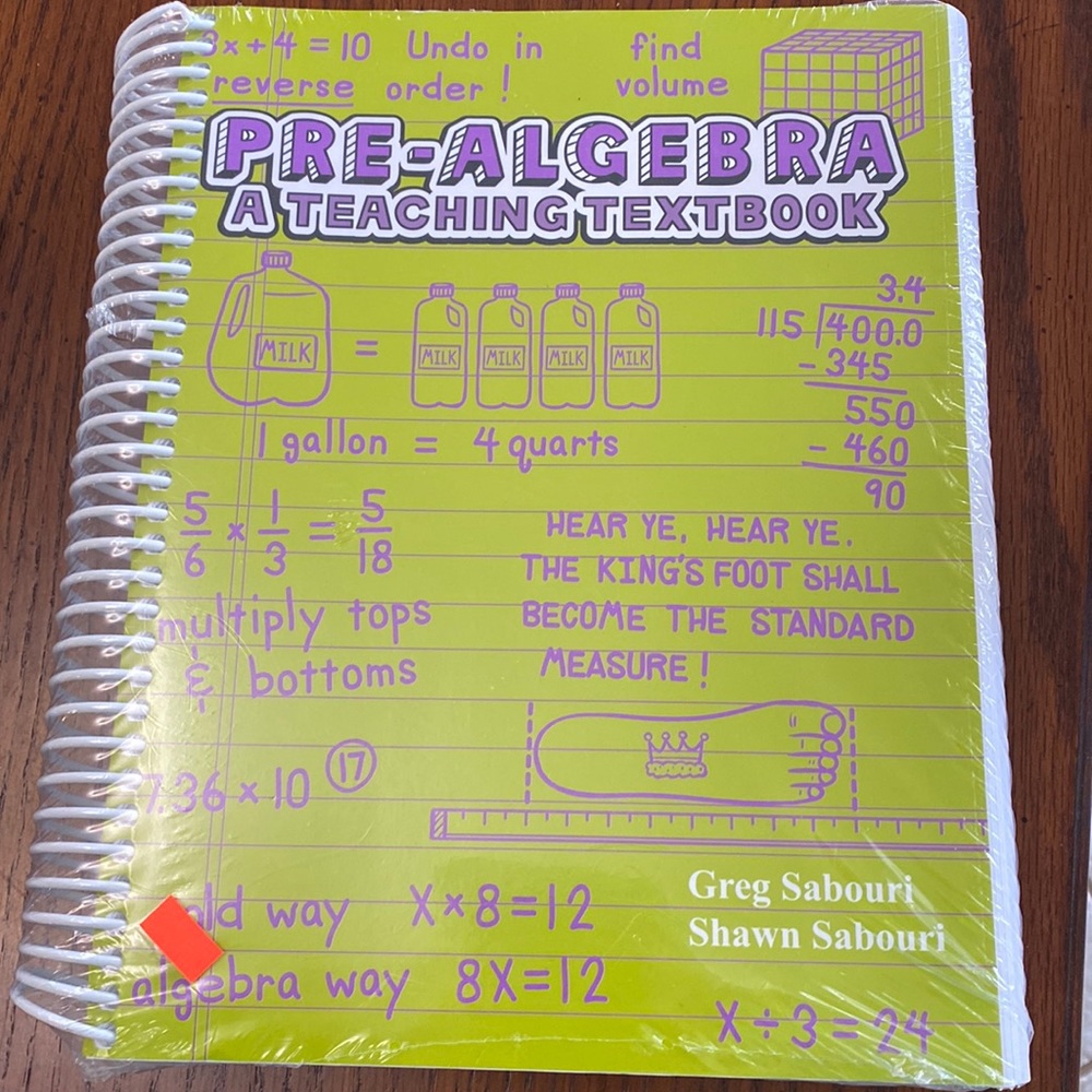 Brand new teaching textbooks math